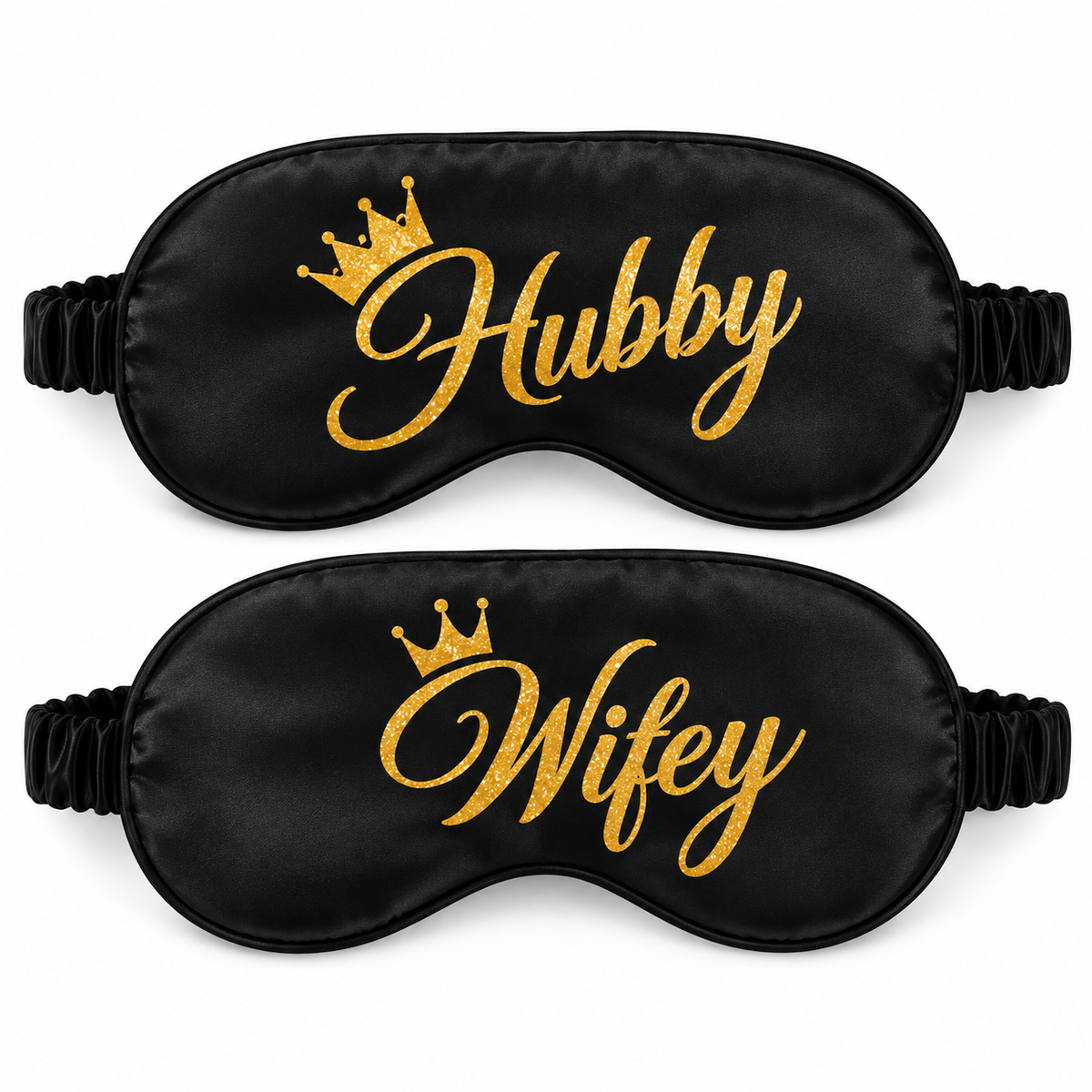 Hubby & Wifey Couple Sleeping Mask Set