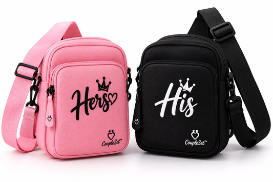 Couple Mini Sling Bag Set – His & Hers | Matching Crossbody Bags for Couples