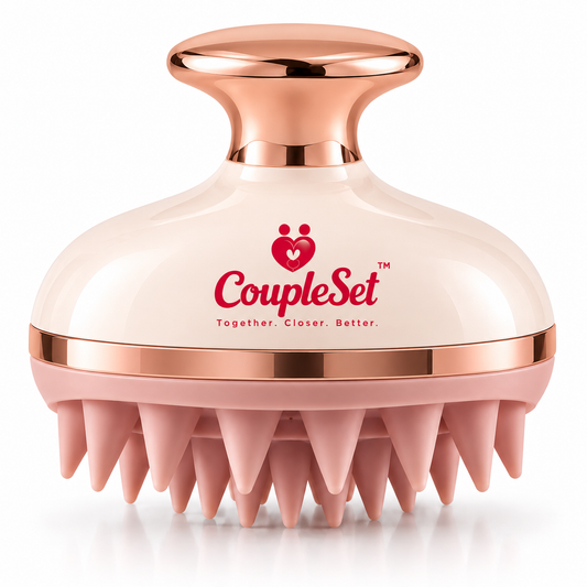 Scalp Massage Brush – Soft Silicone Head Massager for Relaxation & Hair Care